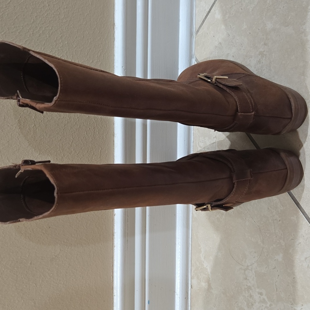 GB Girls Knee High Leather Boots Brown Size 3M from Dillard's - Picture 7 of 13